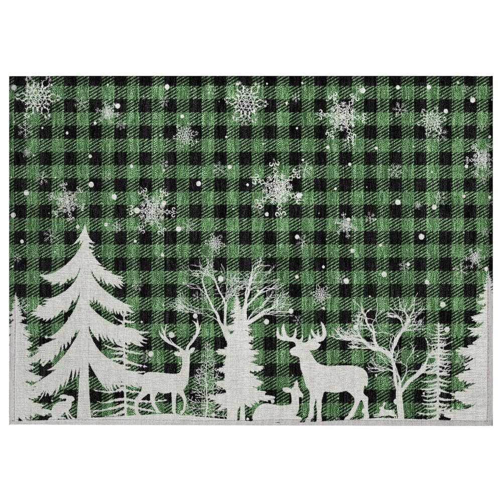 Dalyn Rug Company Wonderland WN32 1"8" x 2"6" Green Indoor/Outdoor Area Rug, , large