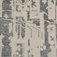Nourison Silk Shadows 2"3" x 8" Ivory and Grey Runner, , large