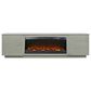Legends Home Stardust 86" Fireplace Console with Fireplace Insert in Sandstone, , large
