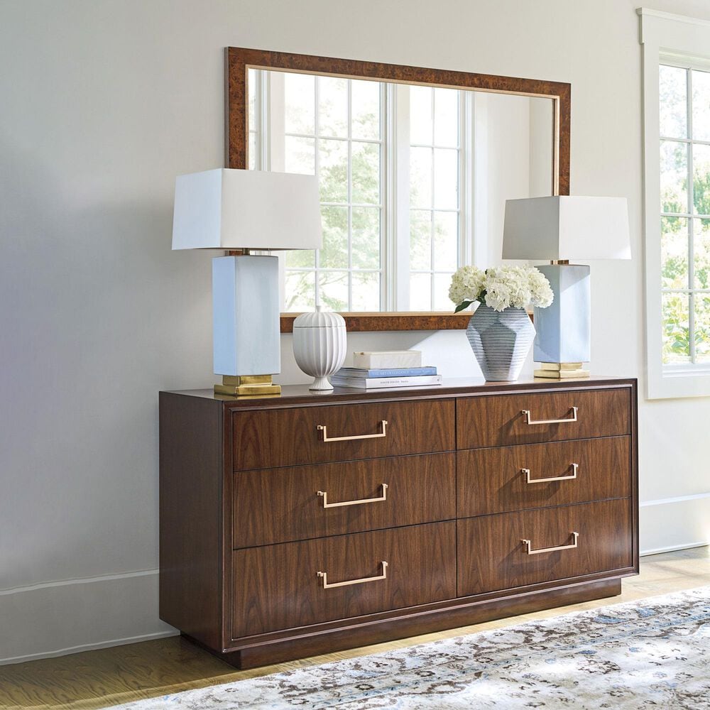 Lexington Furniture Fenwick 6-Drawer Dresser Only in Rich Sable Brown, , large