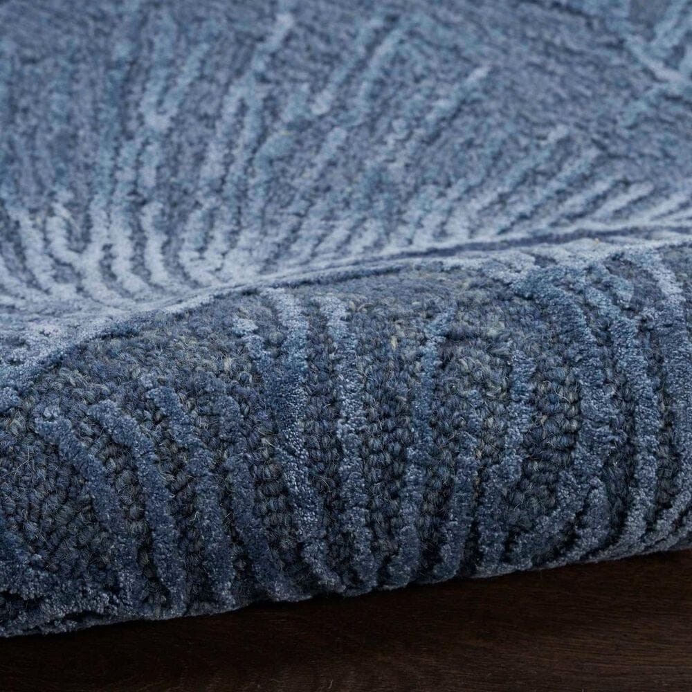 Nourison Avra 2&#39;3&quot; x 7&#39;6&quot; Blue Runner, , large