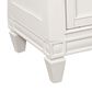 Nicolette Home Willowbrook King Panel Bed with Two Nightstands in Egg Shell White, , large