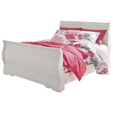 Ashley Anarasia Full Sleigh Bed in White, , large
