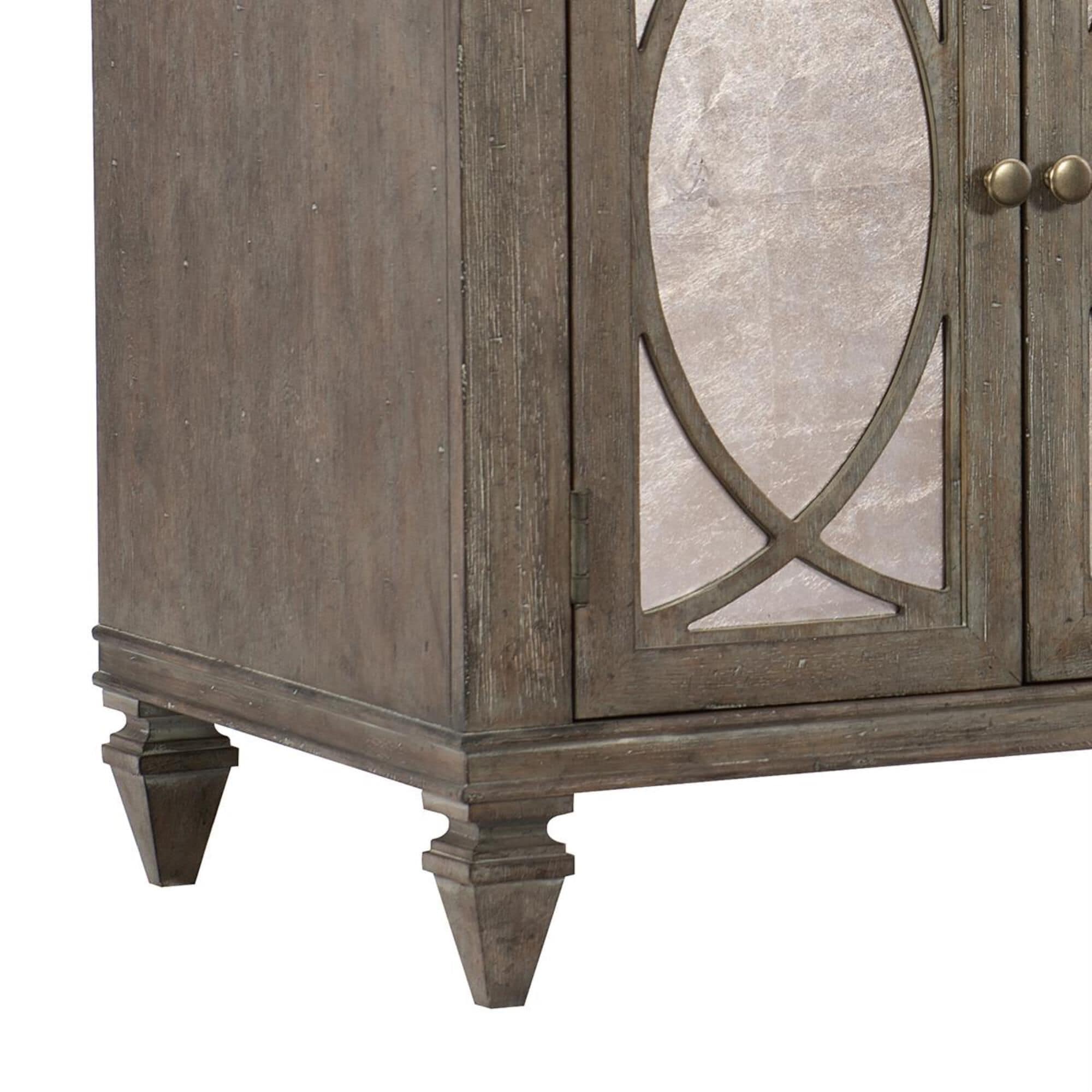Hooker Furniture Rustic Glam Credenza in Light Wood Nebraska