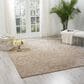 Nourison Silk Shadows 7"9" x 9"9" Light Gold Area Rug, , large