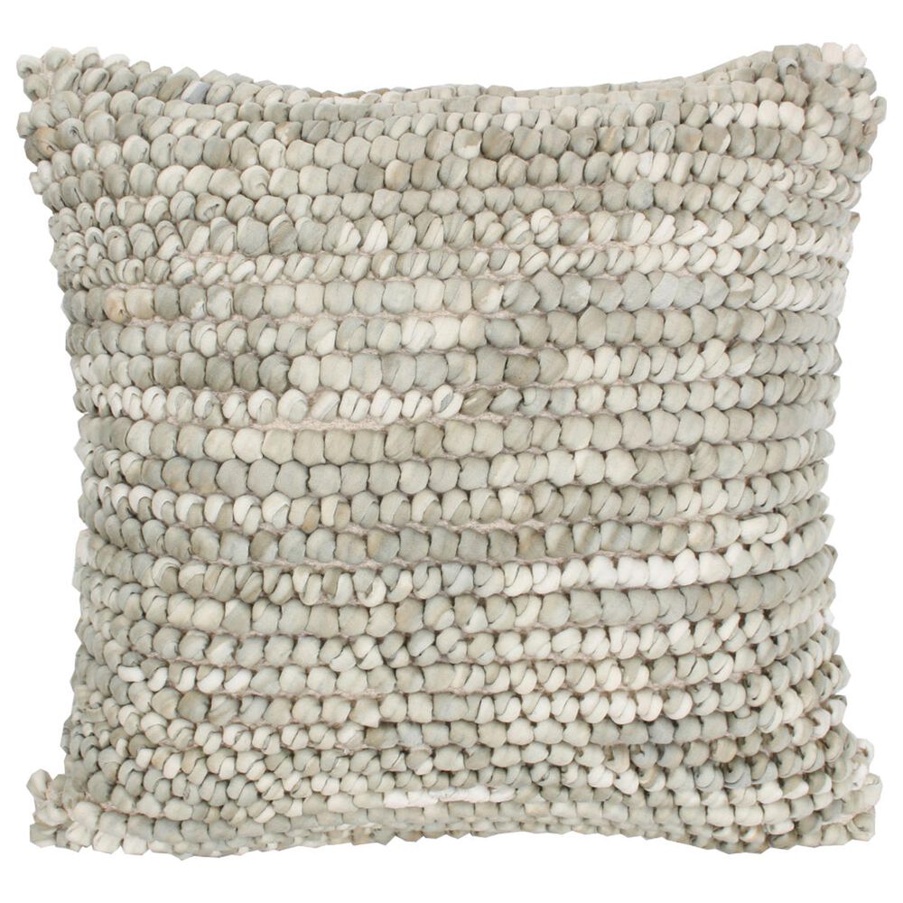 India House Boho 20" Square Throw Pillow in Evergreen, , large