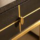 Jennifer Taylor Home Kingsly Storage Side Table in Espresso Black and Gold, , large