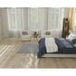 Nourison Courtyard Ivory and Blue 3" x 5" Indoor/Outdoor Area Rug, , large