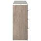 Ashley Senniberg 6 Drawer Dresser in Light Brown and White, , large