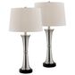 Lite Source Gavino 2-Piece Table Lamp in Brushed Nickel and Black, , large