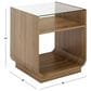 Safavieh Acres End Table in Dark Oak, , large