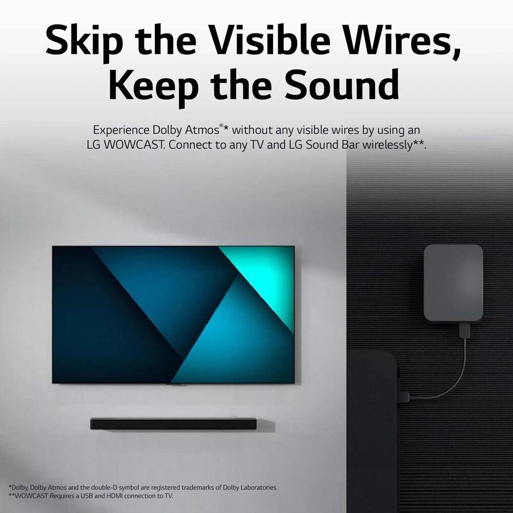 LG 55&quot; Class C4 4K OLED Evo - Smart TV with 3.1.3 Channel Sound Bar and Wireless Subwoofer in Black, , large