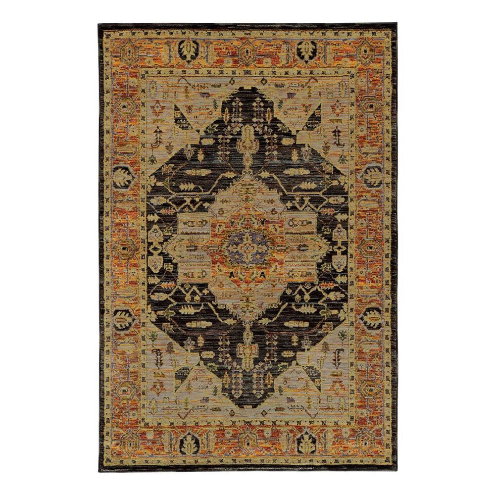 Oriental Weavers Andorra 7138B 8"6" x 11"7" Gold Area Rug, , large