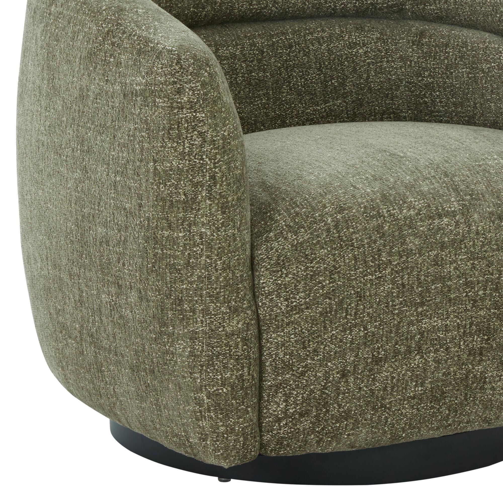 Safavieh Kellybryn Swivel Chair in Olive Green