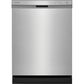 Frigidaire 3 Piece Kitchen Package with 22.3 Cu. Ft.  33" Standard Depth Side by Side Refrigerator, 30" Freestanding Electric Range, and 24" Built-In Dishwasher with MaxDry in Stainless Steel, , large