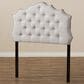 Baxton Studio Aurora Twin Upholstered Headboard in Greyish Beige, , large