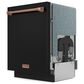 THOR KITCHEN Gordon Ramsay 24" Built-In Dishwasher with Rose Gold Handle Kit in Matte Black, , large