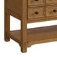 James Martin Vanities Malibu 60" Single Bathroom Vanity in Amber Birch with 3 cm Lime Delight Quartz Top and Rectangular Sink, , large
