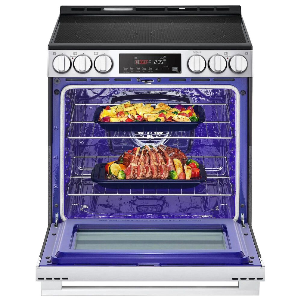 LG 6.3 Cu. Ft. Smart Electric Slide-in Range with Air Fry and EasyClean in PrintProof Stainless Steel, , large