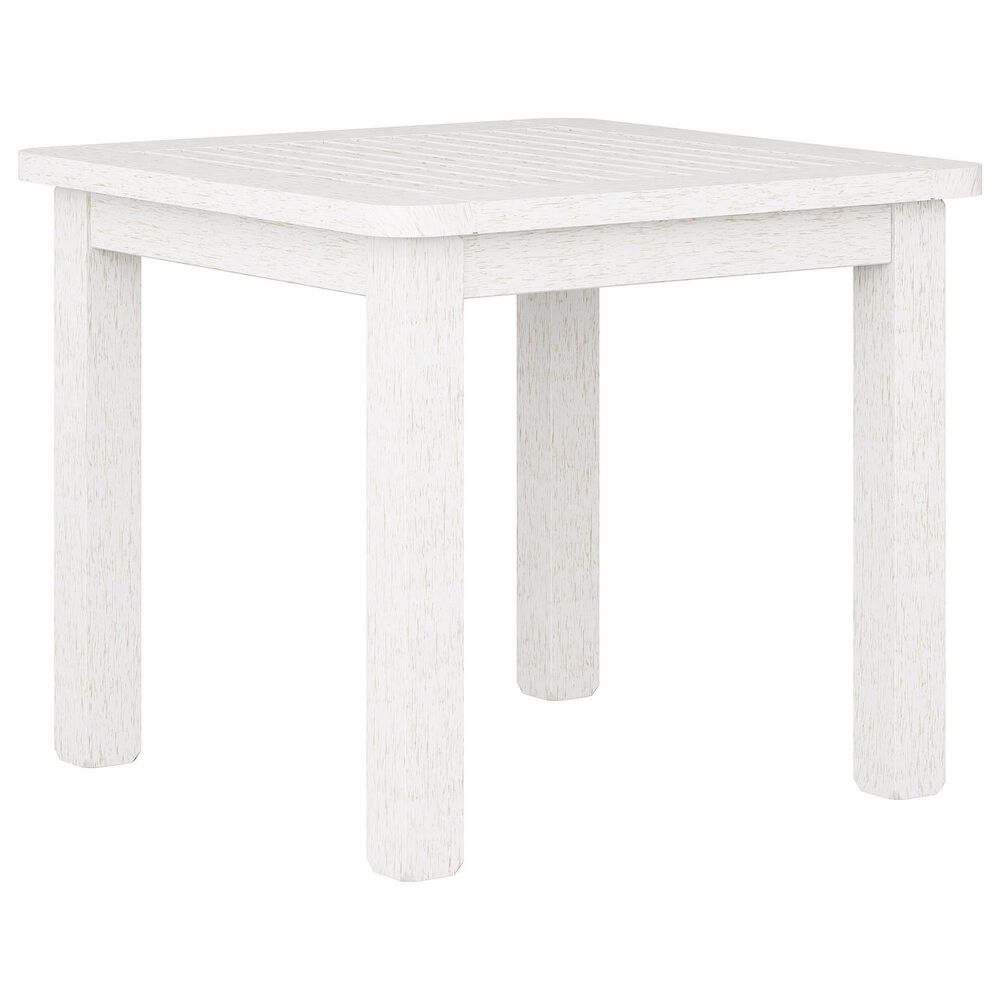 CorLiving Miramar 3-Piece Patio Chat Set in White/Navy Blue, , large