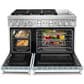 KitchenAid 6.3 Cu. Ft. Freestanding Double Oven Dual Fuel Range with True Convection in Misty Blue, , large
