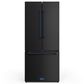 THOR KITCHEN 3-Piece Kitchen Package with 17.5 Cu. Ft. French-Door Refrigerator in Black and Navy Blue, , large