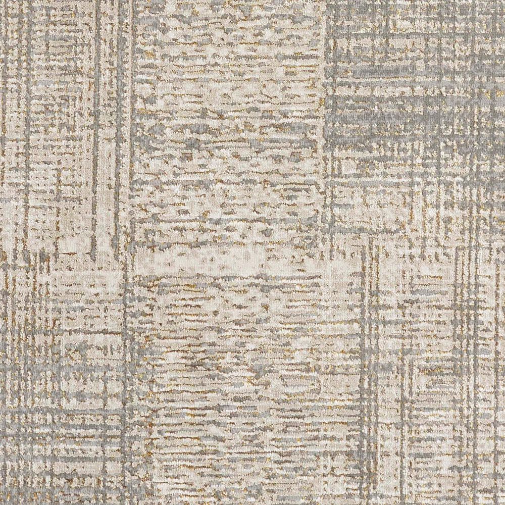 Feizy Aura 3736F 3&#39;11&quot; x 6&#39; Gold and Beige Area Rug, , large