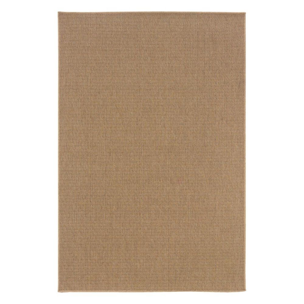 Oriental Weavers Karavia 2067X 2"5" x 4"5" Sand Outdoor Rug, , large