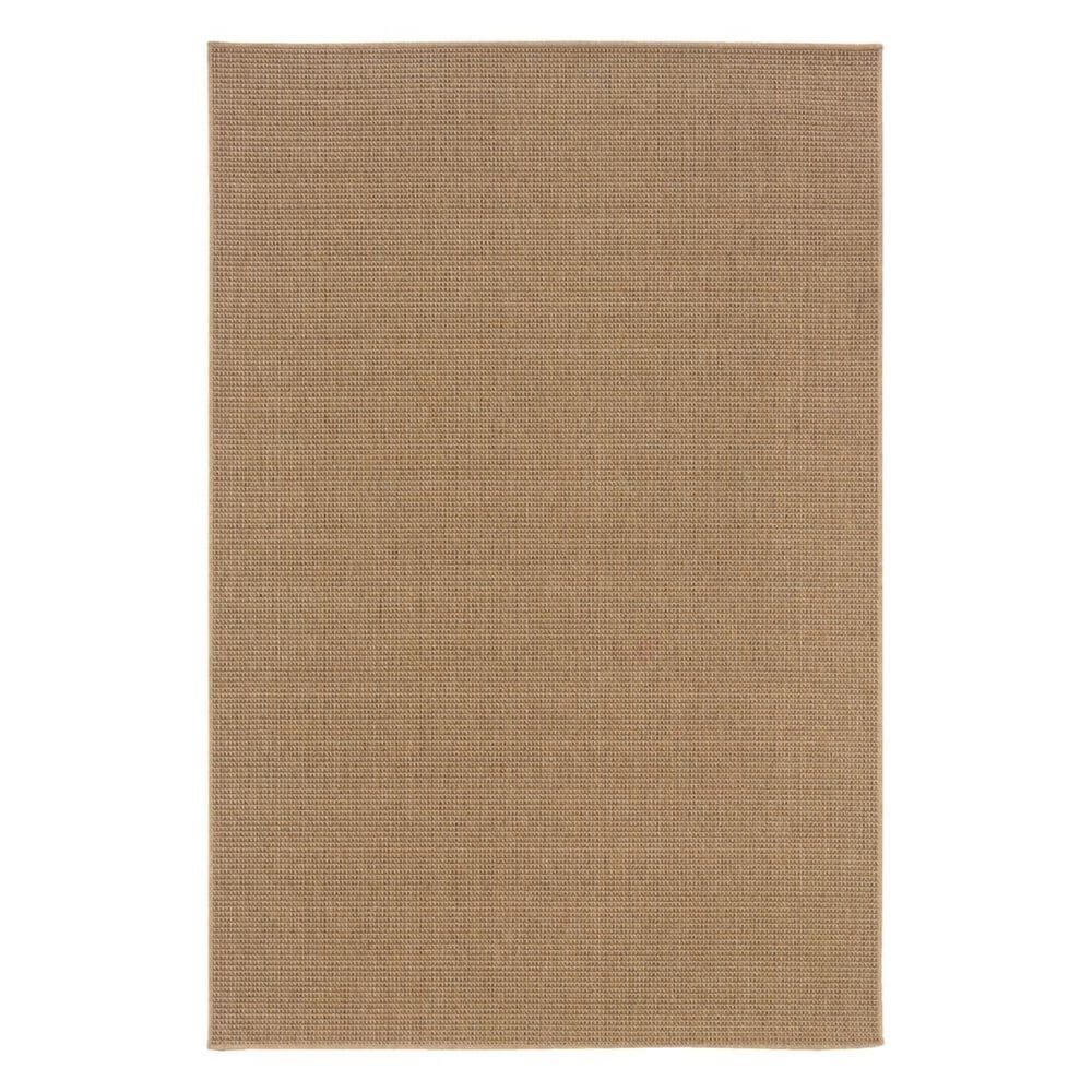 Oriental Weavers Karavia 2067X 2"5" x 4"5" Sand Outdoor Rug, , large