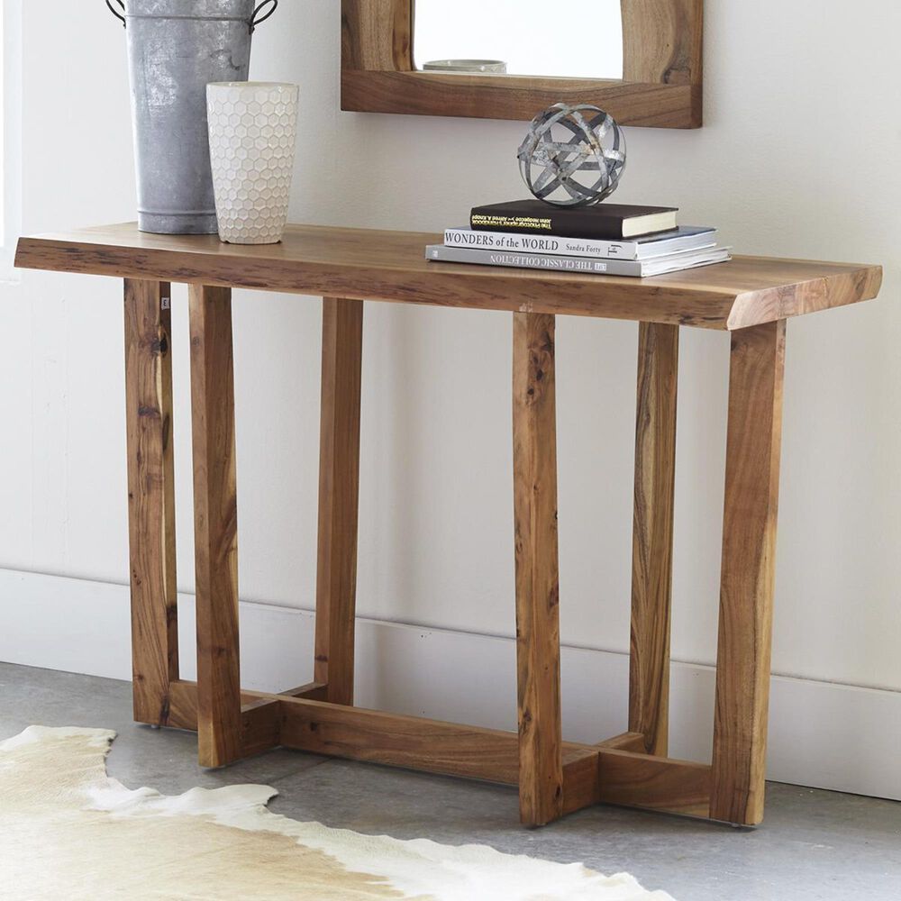 Bolton Furniture Berkshire Media Console Table in Natural, , large