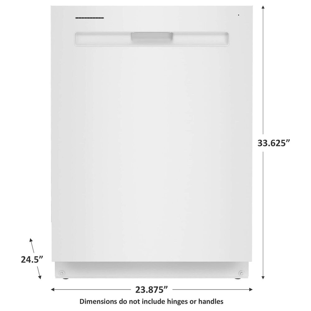 Maytag 24&quot; Built-In Top Controls Dishwasher in White, , large