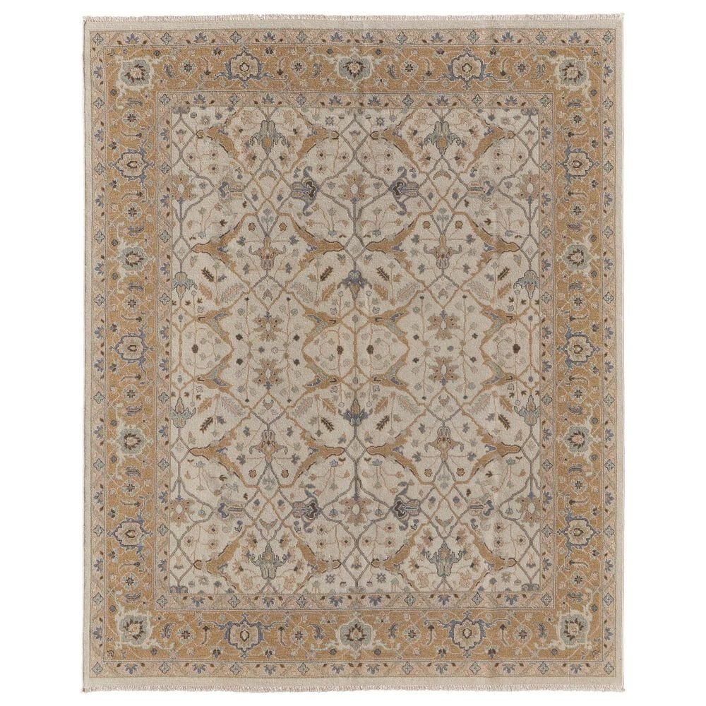 Feizy Corbitt 2"6" x 12" Ivory and Gold Runner, , large