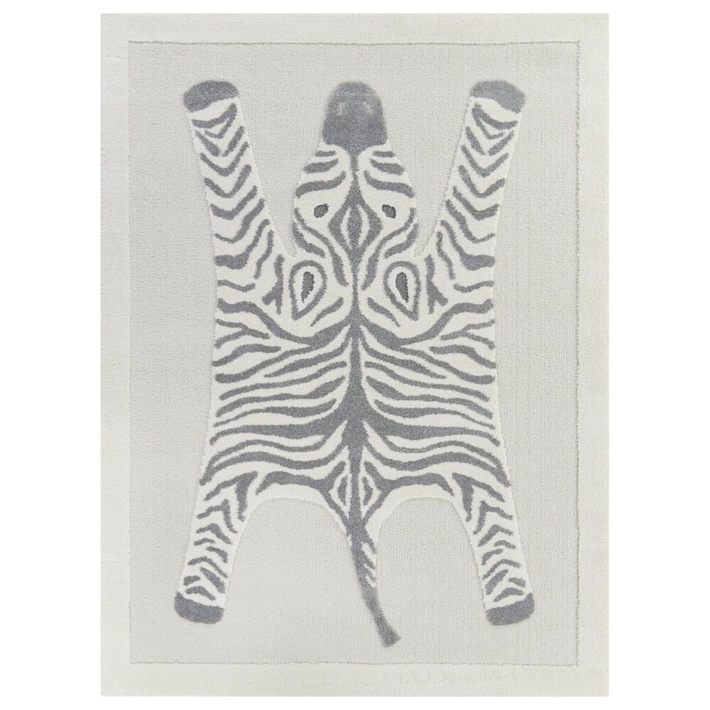 Balta Rugs Zebby 5"3" x 7" Cream Kids Area Rug, , large