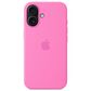 Apple Silicone Case with MagSafe for iPhone 16 in Peony, , large