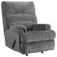 Signature Design by Ashley Man Fort Manual Rocker Recliner in Graphite, , large