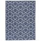 Nourison Horizon HOZ01 Navy 6" x 9" Indoor/Outdoor Area Rug, , large