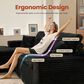 HOMLUX 105.5" Zero Assembly Sofa with Ergonomic Chaise Sectional in Black, , large