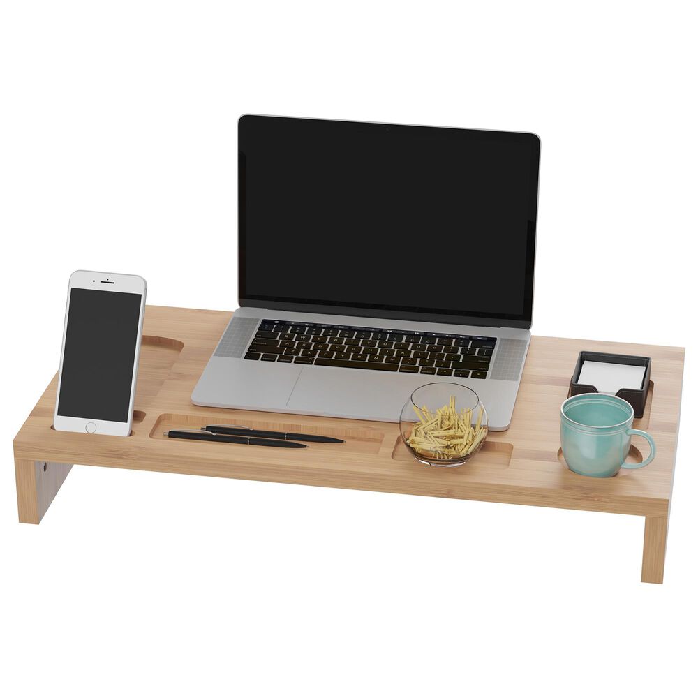 Timberlake Monitor Riser in Natural &#40;Set of 2&#41;, , large