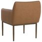 Club Collection By Sunpan Olea Arm Chair with Milliken Cognac Cushion in Bronze, , large