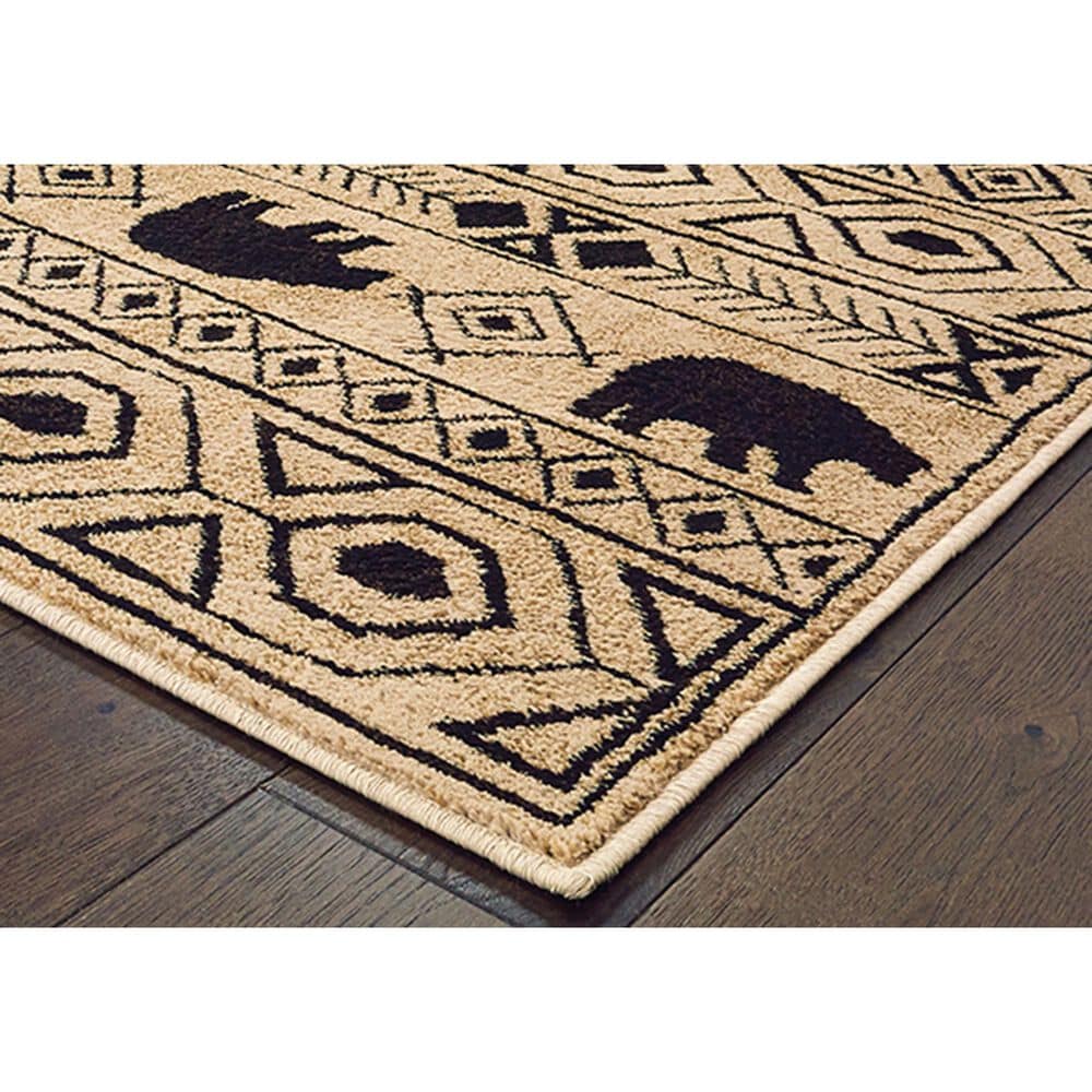 Oriental Weavers Woodlands 9651A 9&#39;10&quot; x 12&#39;10&quot; Ivory Area Rug, , large
