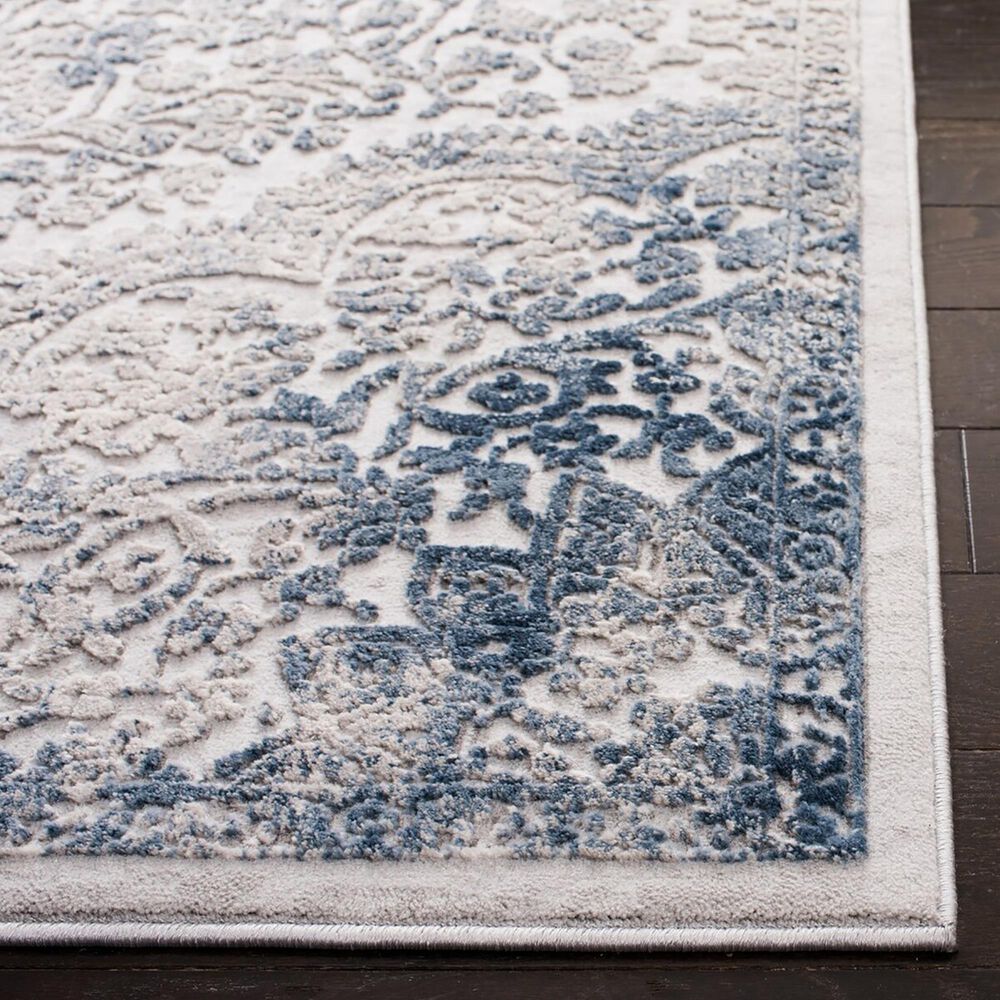 Safavieh Invista 6&#39;7&quot; Square Grey and Blue Area Rug, , large
