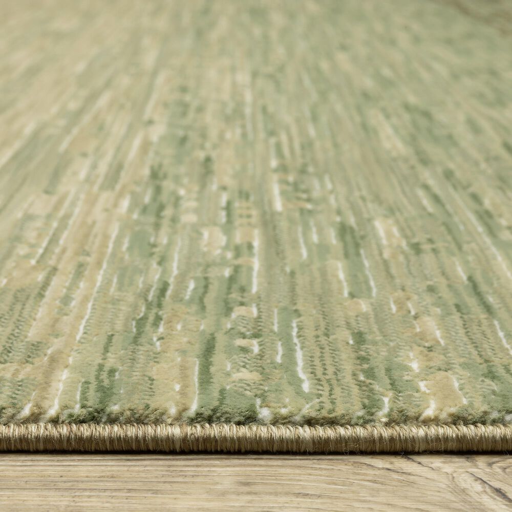 Oriental Weavers Reed 3&#39;3&quot; x 5&#39; Beige and Green Area Rug, , large