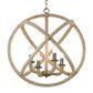 Golden Lighting Marina 4-Light Chandelier in Burnished Chestnut, , large