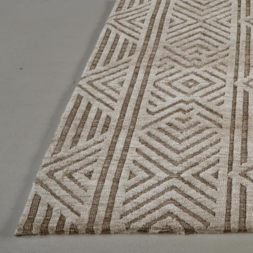 Feizy Colton 5&#39; x 7&#39; Brown Area Rug, , large