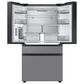 Samsung 22.9 Cu. Ft. Bespoke Counter Depth 4-Door French Door Refrigerator with Inner Beverage Center & FlexZone Drawer in Stainless Steel, , large