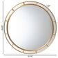 Baxton Studio Ulvi Round Accent Mirror in Antique Gold Leaf, , large