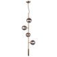 Zuo Modern Zatara Ceiling Lamp in Brass, , large