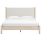Ashley Cadmori 5 Piece King Platform Bedroom Set in Brown and White, , large