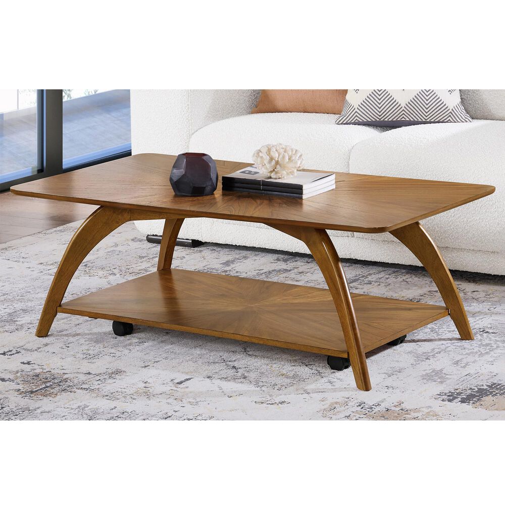 Forma & Co Lax Coffee Table in Caramel Brown, , large
