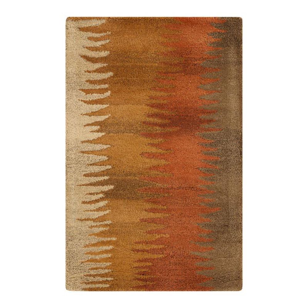 Surya Mosaic MOS-1004 8' x 11' Gold/Tan/Rust/Chocolate Area Rug, , large